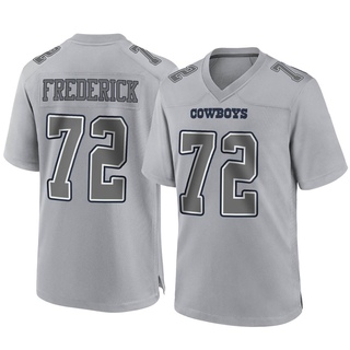 Game Travis Frederick Youth Dallas Cowboys Atmosphere Fashion Jersey - Gray