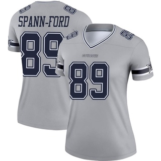 Legend Brevyn Spann-Ford Women's Dallas Cowboys Inverted Jersey - Gray