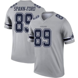 Legend Brevyn Spann-Ford Youth Dallas Cowboys Inverted Jersey - Gray