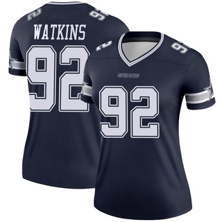 Legend Carlos Watkins Women's Dallas Cowboys Jersey - Navy