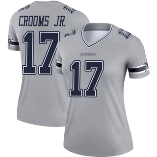 Legend Corey Crooms Jr. Women's Dallas Cowboys Inverted Jersey - Gray