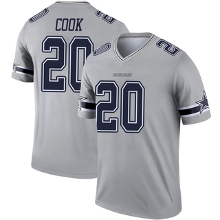 Legend Dalvin Cook Men's Dallas Cowboys Inverted Jersey - Gray