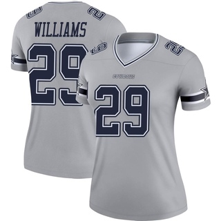 Legend Damien Williams Women's Dallas Cowboys Inverted Jersey - Gray