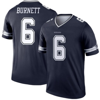 Legend Deontay Burnett Men's Dallas Cowboys Jersey - Navy