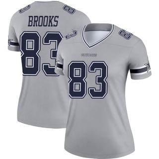 Legend Jalen Brooks Women's Dallas Cowboys Inverted Jersey - Gray