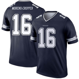 Legend Jalen Moreno-Cropper Men's Dallas Cowboys Jersey - Navy