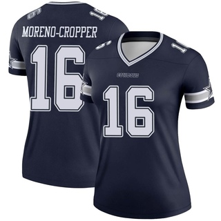 Legend Jalen Moreno-Cropper Women's Dallas Cowboys Jersey - Navy