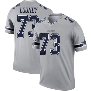 Legend Joe Looney Men's Dallas Cowboys Inverted Jersey - Gray