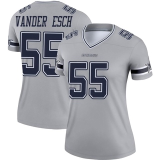 Legend Leighton Vander Esch Women's Dallas Cowboys Inverted Jersey - Gray