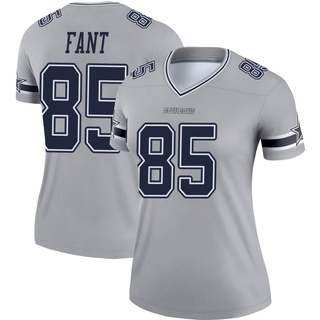 Legend Princeton Fant Women's Dallas Cowboys Inverted Jersey - Gray