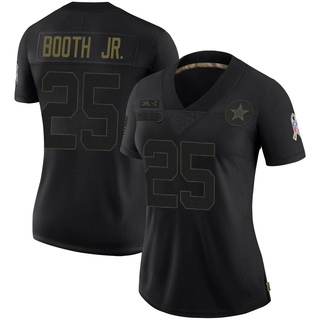 Limited Andrew Booth Jr. Women's Dallas Cowboys 2020 Salute To Service Jersey - Black