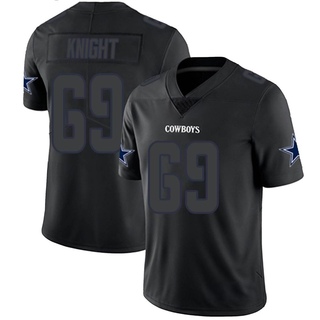 Limited Brandon Knight Men's Dallas Cowboys Jersey - Black Impact