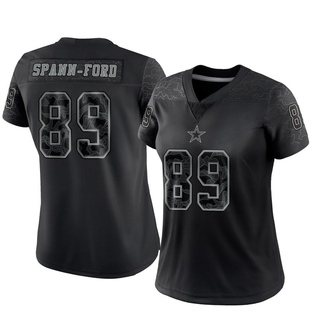 Limited Brevyn Spann-Ford Women's Dallas Cowboys Reflective Jersey - Black