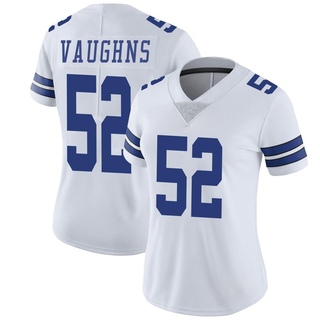 Limited Byron Vaughns Women's Dallas Cowboys Vapor Untouchable Jersey - White