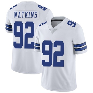 Limited Carlos Watkins Men's Dallas Cowboys Vapor Untouchable Jersey - White