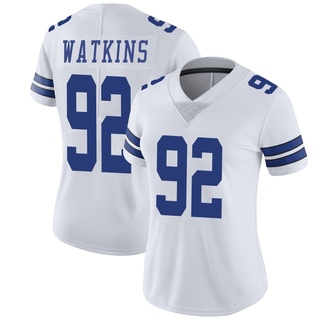 Limited Carlos Watkins Women's Dallas Cowboys Vapor Untouchable Jersey - White