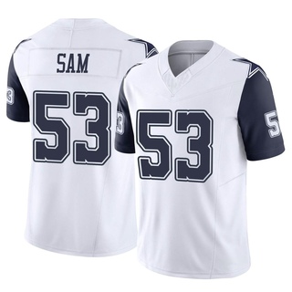 Limited Christian Sam Men's Dallas Cowboys 2nd Alternate Vapor F.U.S.E. Jersey - White