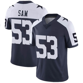 Limited Christian Sam Men's Dallas Cowboys Alternate Vapor Untouchable Jersey - Navy