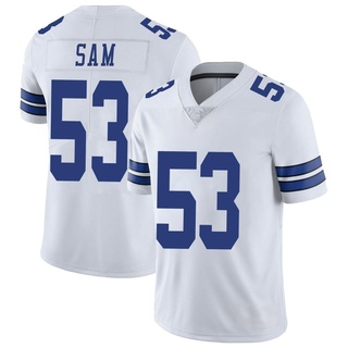 Limited Christian Sam Men's Dallas Cowboys Vapor Untouchable Jersey - White