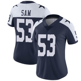 Limited Christian Sam Women's Dallas Cowboys Alternate Vapor Untouchable Jersey - Navy