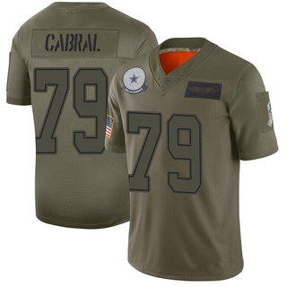 Limited Cohl Cabral Men's Dallas Cowboys 2019 Salute to Service Jersey - Camo