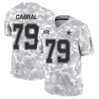 Limited Cohl Cabral Men's Dallas Cowboys 2024 Salute to Service Jersey - Arctic Camo