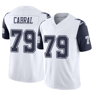 Limited Cohl Cabral Men's Dallas Cowboys 2nd Alternate Vapor F.U.S.E. Jersey - White