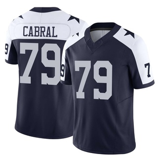 Limited Cohl Cabral Men's Dallas Cowboys Alternate Vapor F.U.S.E. Jersey - Navy