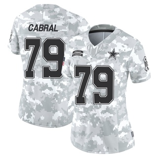 Limited Cohl Cabral Women's Dallas Cowboys 2024 Salute to Service Jersey - Arctic Camo