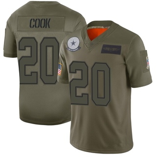 Limited Dalvin Cook Men's Dallas Cowboys 2019 Salute to Service Jersey - Camo