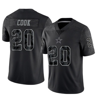 Limited Dalvin Cook Youth Dallas Cowboys Reflective Jersey - Black