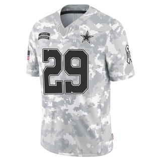 Limited Damien Williams Men's Dallas Cowboys 2024 Salute to Service Jersey - Arctic Camo