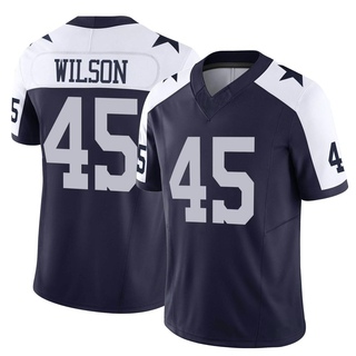 Limited Damien Wilson Men's Dallas Cowboys Alternate Vapor F.U.S.E. Jersey - Navy