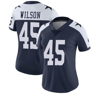 Limited Damien Wilson Women's Dallas Cowboys Alternate Vapor Untouchable Jersey - Navy