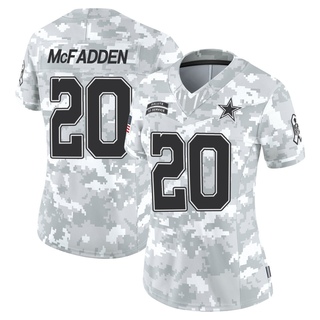 Limited Darren McFadden Women's Dallas Cowboys 2024 Salute to Service Jersey - Arctic Camo