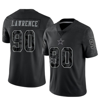 Limited Demarcus Lawrence Men's Dallas Cowboys DeMarcus Lawrence Reflective Jersey - Black