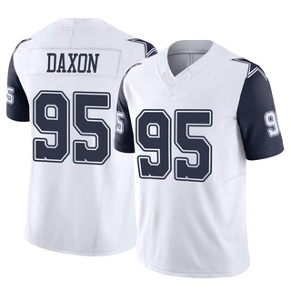 Limited Denzel Daxon Men's Dallas Cowboys 2nd Alternate Vapor F.U.S.E. Jersey - White