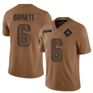 Limited Deontay Burnett Men's Dallas Cowboys 2023 Salute To Service Jersey - Brown