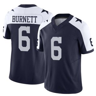 Limited Deontay Burnett Men's Dallas Cowboys Alternate Vapor F.U.S.E. Jersey - Navy