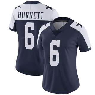 Limited Deontay Burnett Women's Dallas Cowboys Alternate Vapor Untouchable Jersey - Navy