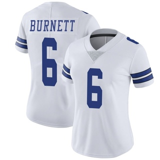 Limited Deontay Burnett Women's Dallas Cowboys Vapor Untouchable Jersey - White