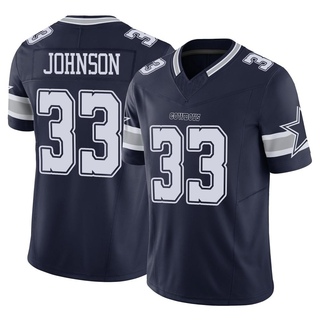 Limited Emany Johnson Men's Dallas Cowboys Vapor F.U.S.E. Jersey - Navy