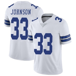 Limited Emany Johnson Men's Dallas Cowboys Vapor Untouchable Jersey - White