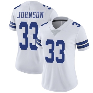 Limited Emany Johnson Women's Dallas Cowboys Vapor Untouchable Jersey - White