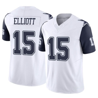 Limited Ezekiel Elliott Youth Dallas Cowboys 2nd Alternate Vapor F.U.S.E. Jersey - White