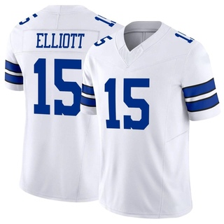 Limited Ezekiel Elliott Youth Dallas Cowboys Vapor F.U.S.E. Jersey - White