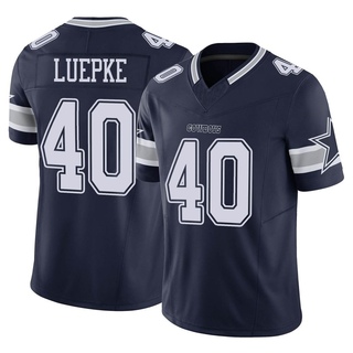 Limited Hunter Luepke Men's Dallas Cowboys Vapor F.U.S.E. Jersey - Navy