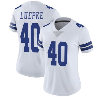 Limited Hunter Luepke Women's Dallas Cowboys Vapor Untouchable Jersey - White