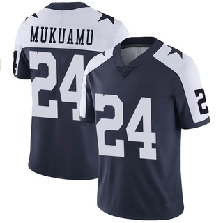 Limited Israel Mukuamu Men's Dallas Cowboys Alternate Vapor Untouchable Jersey - Navy