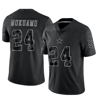 Limited Israel Mukuamu Men's Dallas Cowboys Reflective Jersey - Black